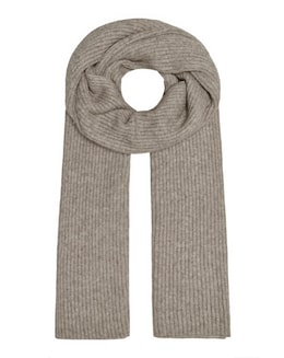 Only Knit Ribbed Mocha Scarf