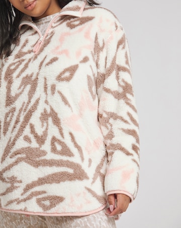 Pretty Secrets Super Soft Snuggle Top With Contrast Binding