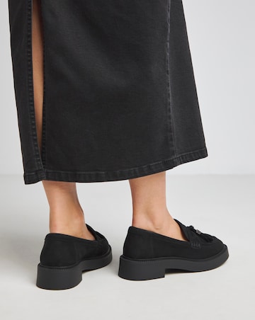 Juno Chunky Tassel Loafers - Wide Fit (E)