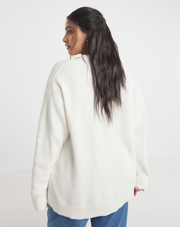 Calvin Klein Jeans Intarsia High Neck Sweater