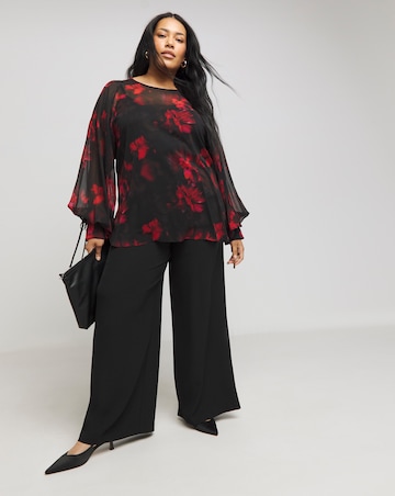 Joanna Hope Tie Sleeve Blouse