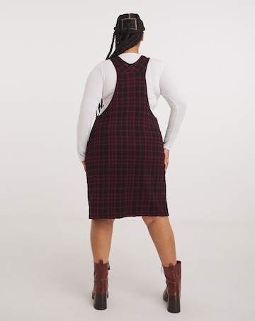 Joe Browns Checked Midi Pinafore Dress