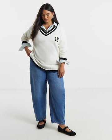 Simply Be Varsity Tunic Jumper