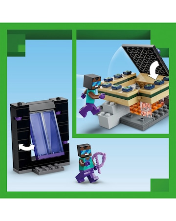 LEGO Minecraft Nether & End Portal Journey