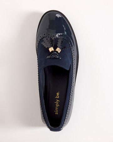 Amy Tassle Trim Loafers - Standard Fit (D)