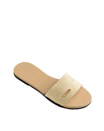 Havaianas Malta Metallic Slider Sandals