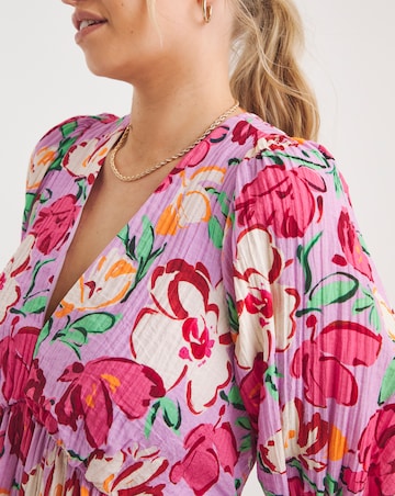 Nobody's Child Amy Short Sleeve Midi Dress