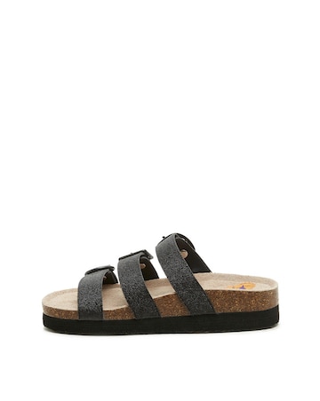 Rocket Dog Astor Glenn Glitter 3 Strap Buckle Sandal