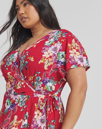 Joe Browns Joyful Floral Wrap Maxi Dress