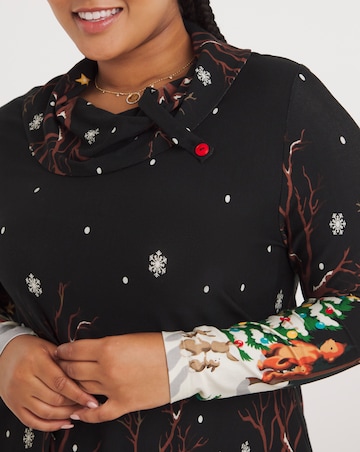 Joe Browns Black Winter Wonderland Christmas Tunic