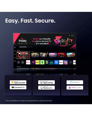 Hisense 40A5QTUK 40in Full HD QLED Smart TV with Freely