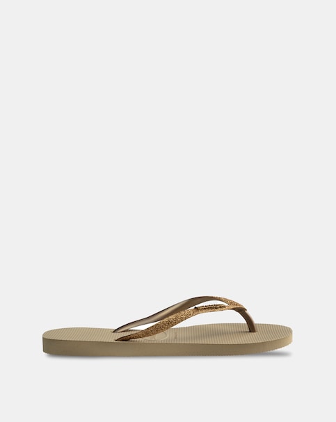 Havaianas Slim Glitter II Toe Post Flip Flop Sandals