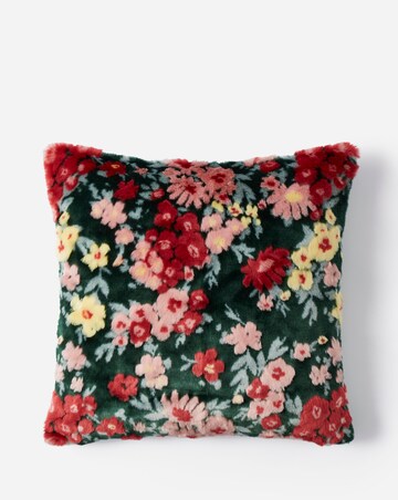 Ditsy Floral Faux Fur Cushion