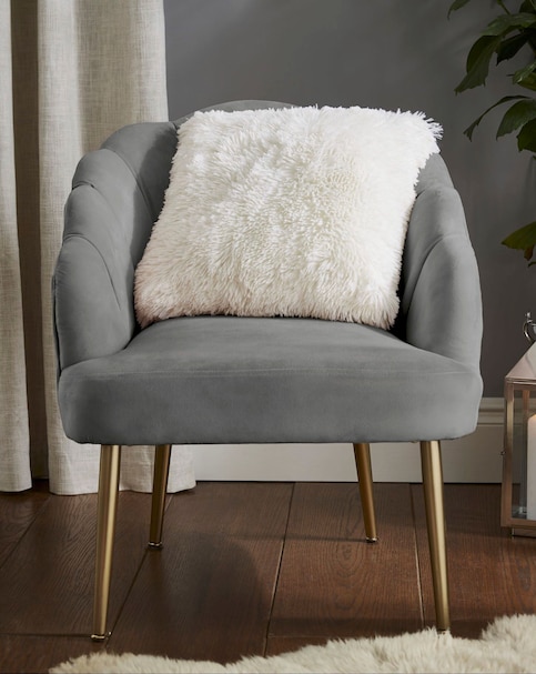 Catherine Lansfield Shaggy Fleece Cushion