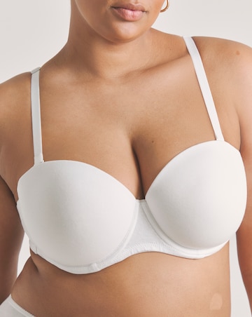 Pretty Secrets (3 Pack) Cotton Multiway Wired Bras (B-F) Black/White/Blush