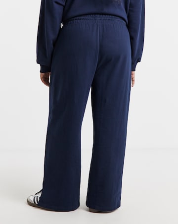 Navy Wide Leg Jogger