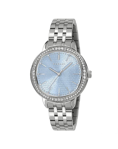 Radley Silver 36mm Blue Stone Set SS Bracelet