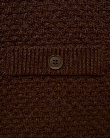 Mango Polo Neck Knitted Choco Jacket