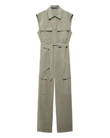 Mango Daily Pocket Cargo Jumpsuit
