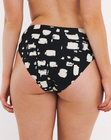 Panache Midi Gather Bikini Pant Black Sand