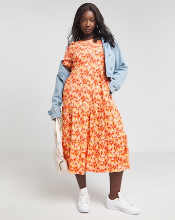 Joe Browns Louise Tiered Jersey Midaxi Dress | Simply Be