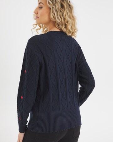 Joe Browns Heart Embroidered Cardigan