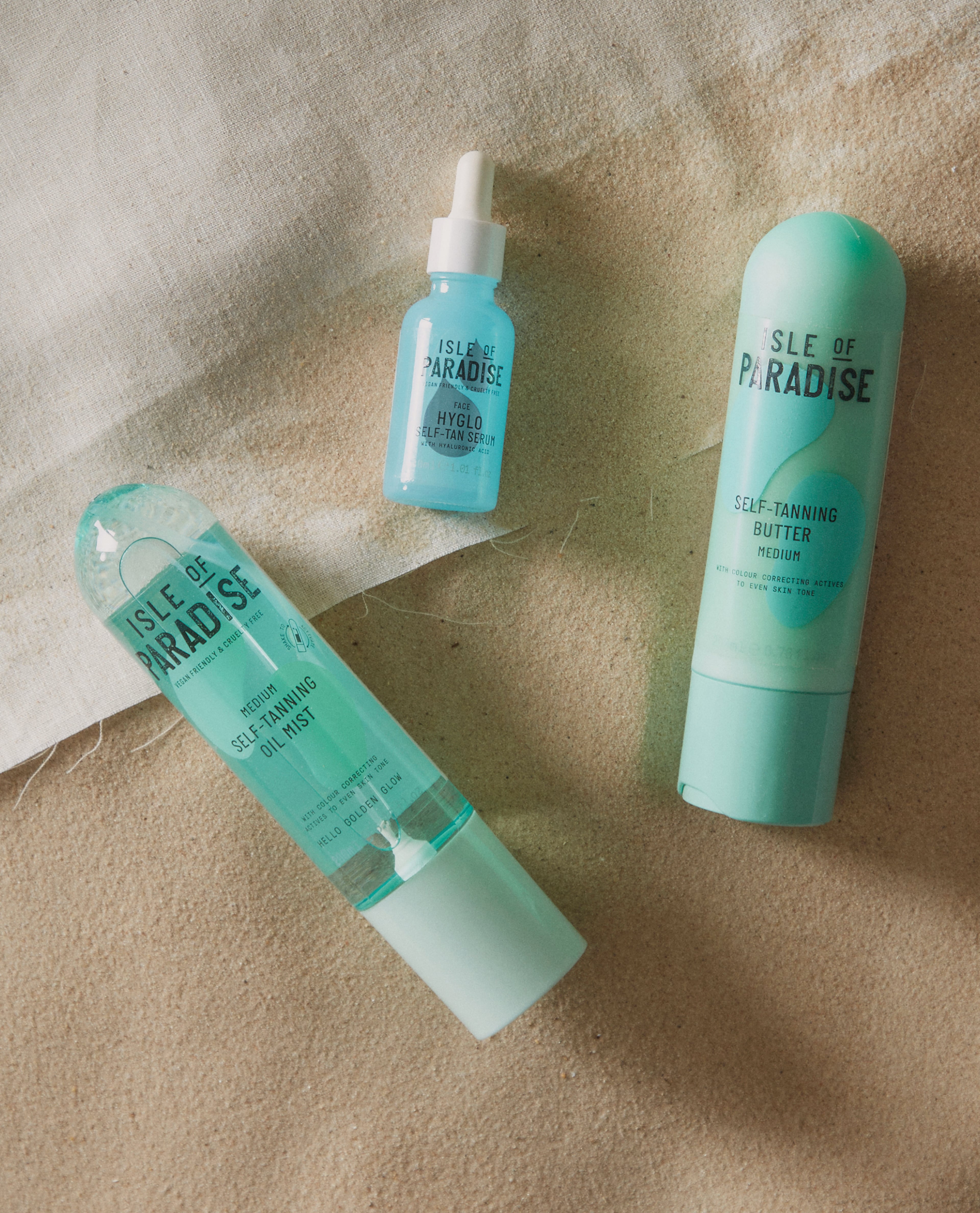 Beauty products from Isle of Paradise