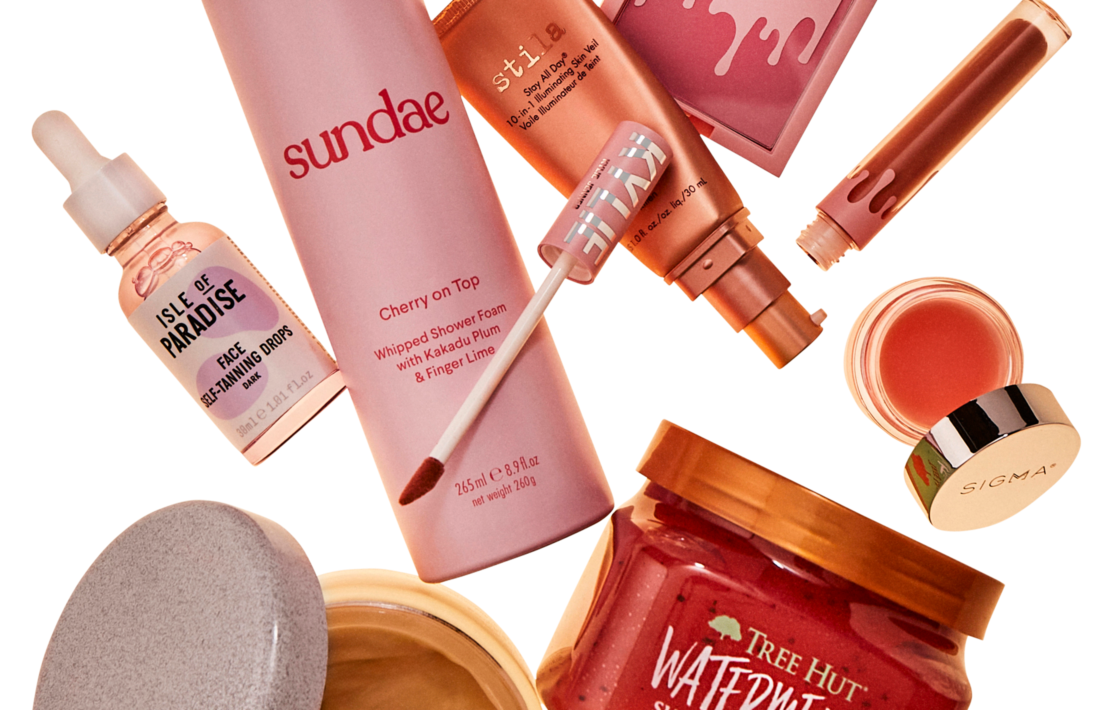 Various beauty products
