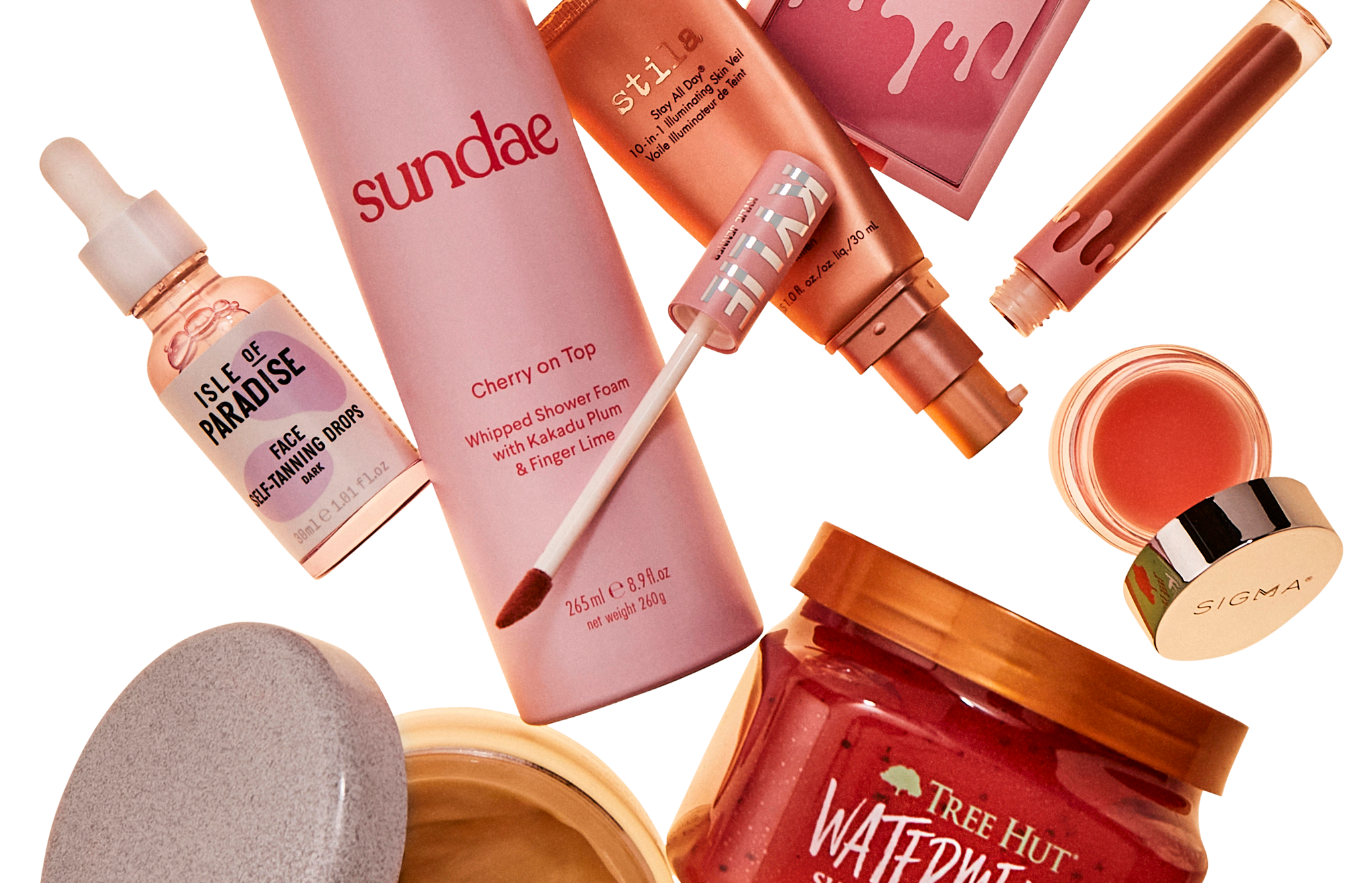 Various beauty products