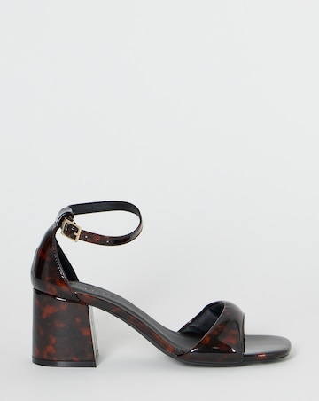 Coco Barely There Block Heel Sandals - Extra Wide Fit (EEE)