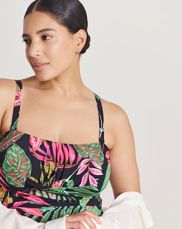 MAGISCULPT Medium Control Ruched Bandeau Swimsuit