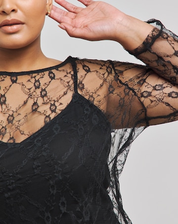 Black Lace Top