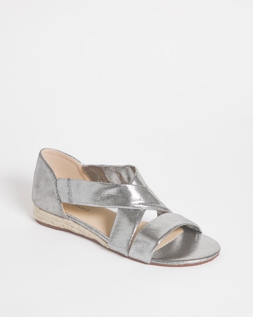 Sonya Multi Strap Espadrille - Wide Fit (E)