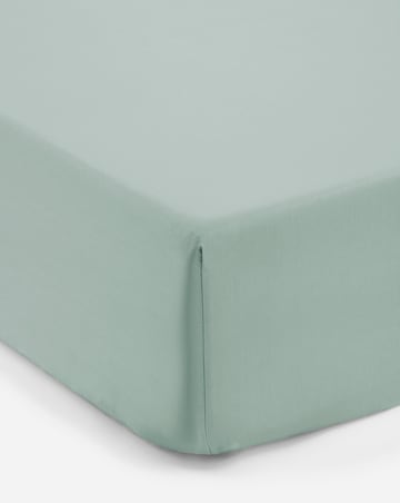 Pure Cotton 200 Thread Count Extra Deep 38cm Fitted Sheet