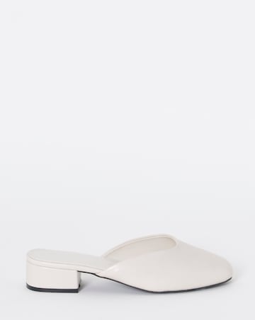 Lisa Low Block Heel Mules - Extra Wide Fit (EEE)