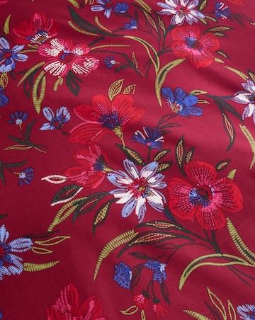 Julipa Ruth Floral Cotton Blend Reversible Duvet Set