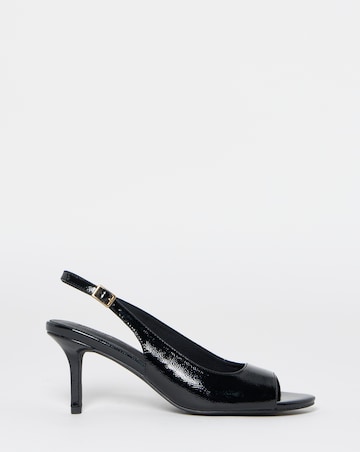 Bex Peep Toe Heel Sandals - Wide Fit (E)