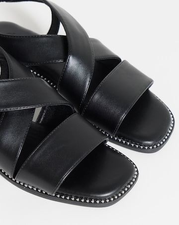 Janna Elasticated Flat Sandals - Extra Wide Fit (EEE)