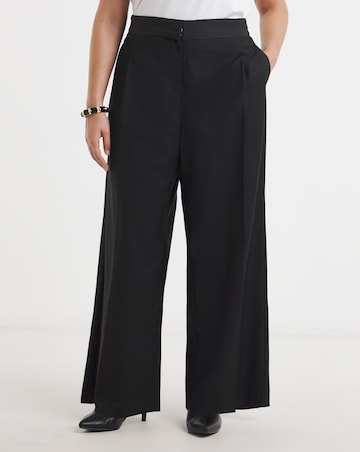 Turned Over Waistband Tailored Trouser