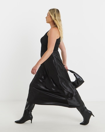 Simply Be Satin Maxi Skirt
