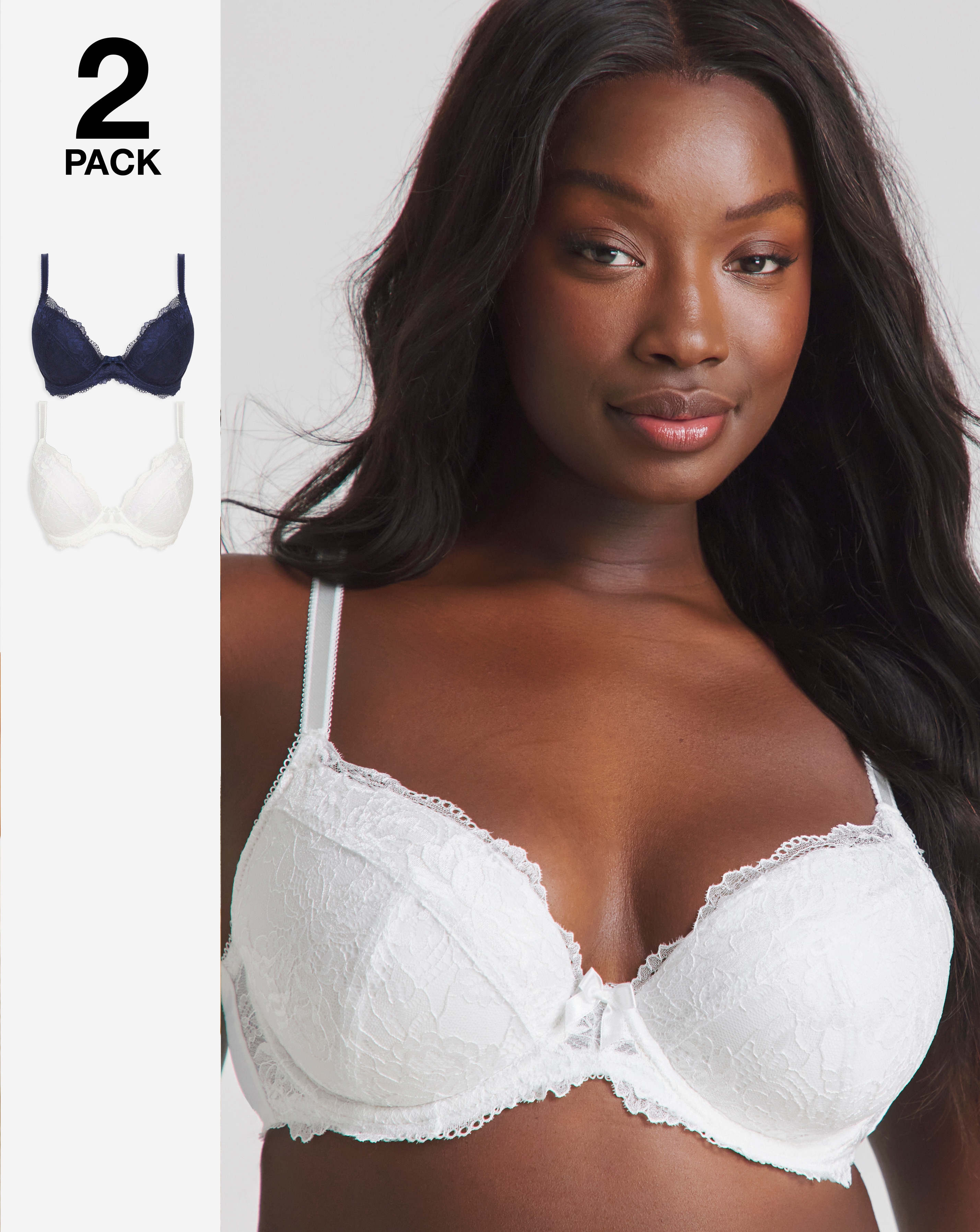 Lace padded bra discount