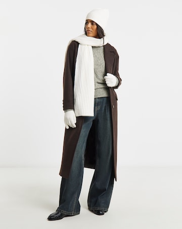 Sequin Detail Scarf, Hat & Glove Set