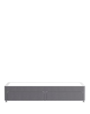 Silentnight Fabric 2 Drawer Divan Base Only