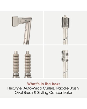 Shark FlexStyle 4-in-1 Air Styler & Hair Dryer For Straight & Wavy Hair - Stone