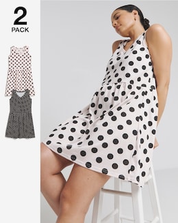 Pretty Secrets (2 Pack) Spot Short Nighties
