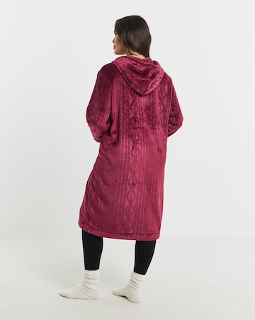 Pretty Secrets Zip Fleece Dressing Gown