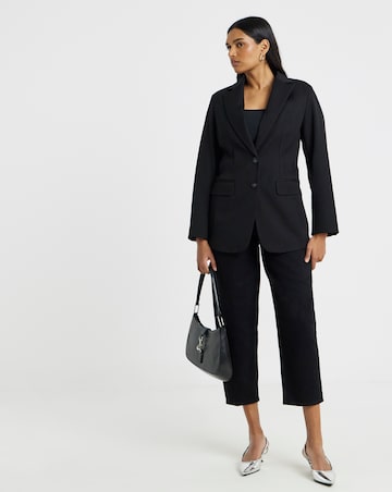 Simply Be Sculpting Cinch Waist Single Breasted Blazer