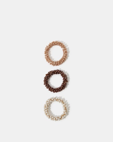 Accessorize 3-Pack Pearl Hair Scrunchies