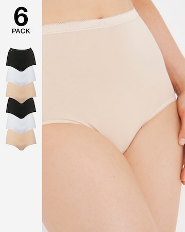 Sloggi 6 Pack Basic Maxi Briefs,