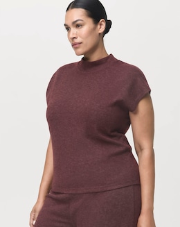 Mango Mock Neck T-Shirt